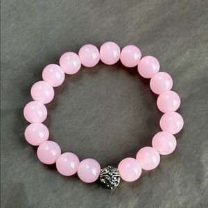 Pink Beaded Bracelet